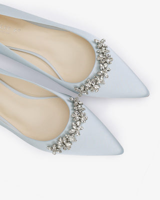 Wedding Flats with Floral Rhinestones DetailsWomen Shoes