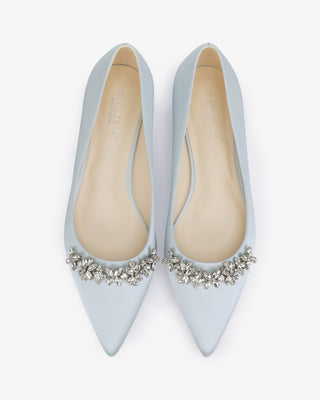 Wedding Flats with Floral Rhinestones DetailsWomen Shoes