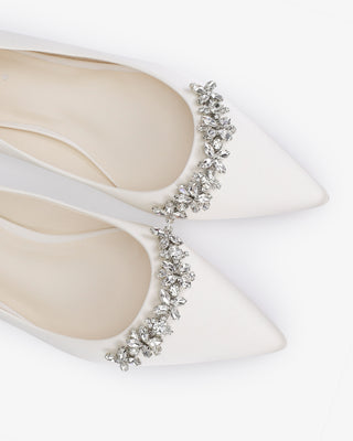 Wedding Flats with Floral Rhinestones DetailsWomen Shoes