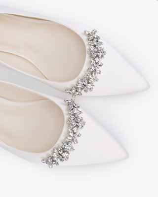 Wedding Flats with Floral Rhinestones DetailsWomen Shoes