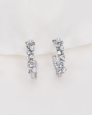 Pearl Starlight Hoops Earring