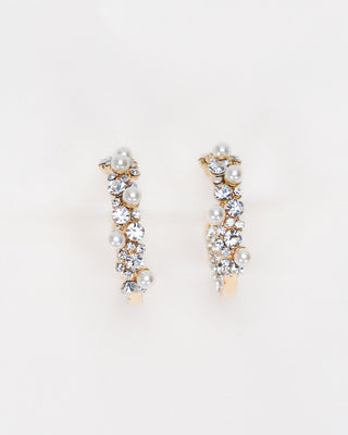 Pearl Starlight Hoops Earring
