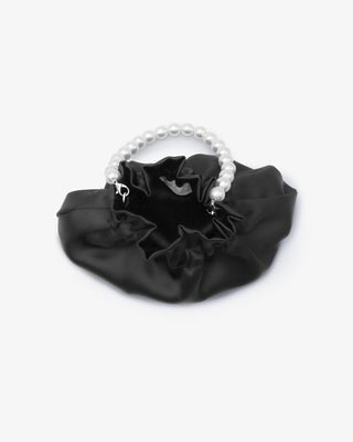 Cleo Pearl Satin Mini PouchClutch