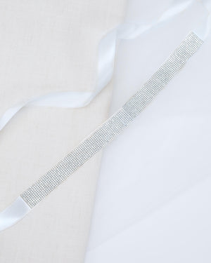 Rhinestone Wedding Sash