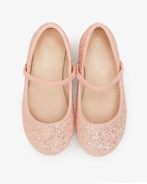 Rock Glitter Mary Jane Ballet Flats