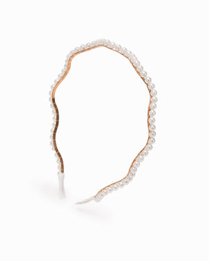 Freyja Bridal Pearls Headband