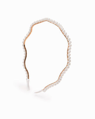 Freyja Bridal Pearls Headband