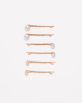 Classic Pearl Bobby Pins SetHair Clips