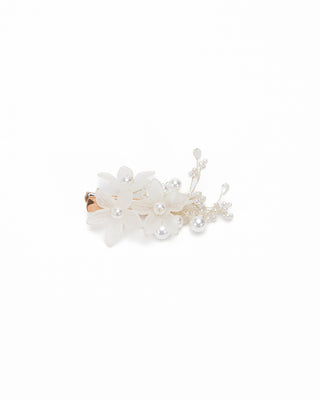 Frosted Bloom Hair Clip, Wedding Hair Accessories, Bridal Hair Clip