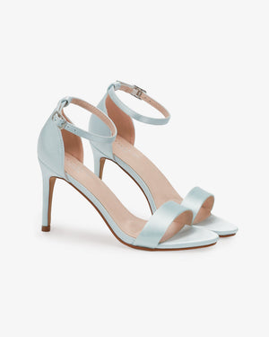 Satin High Heel Wedding Sandals