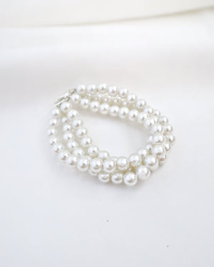 Three Layers Pearls Bracelet