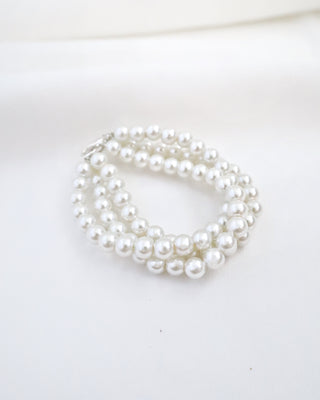 Three Layers Pearls Bracelet