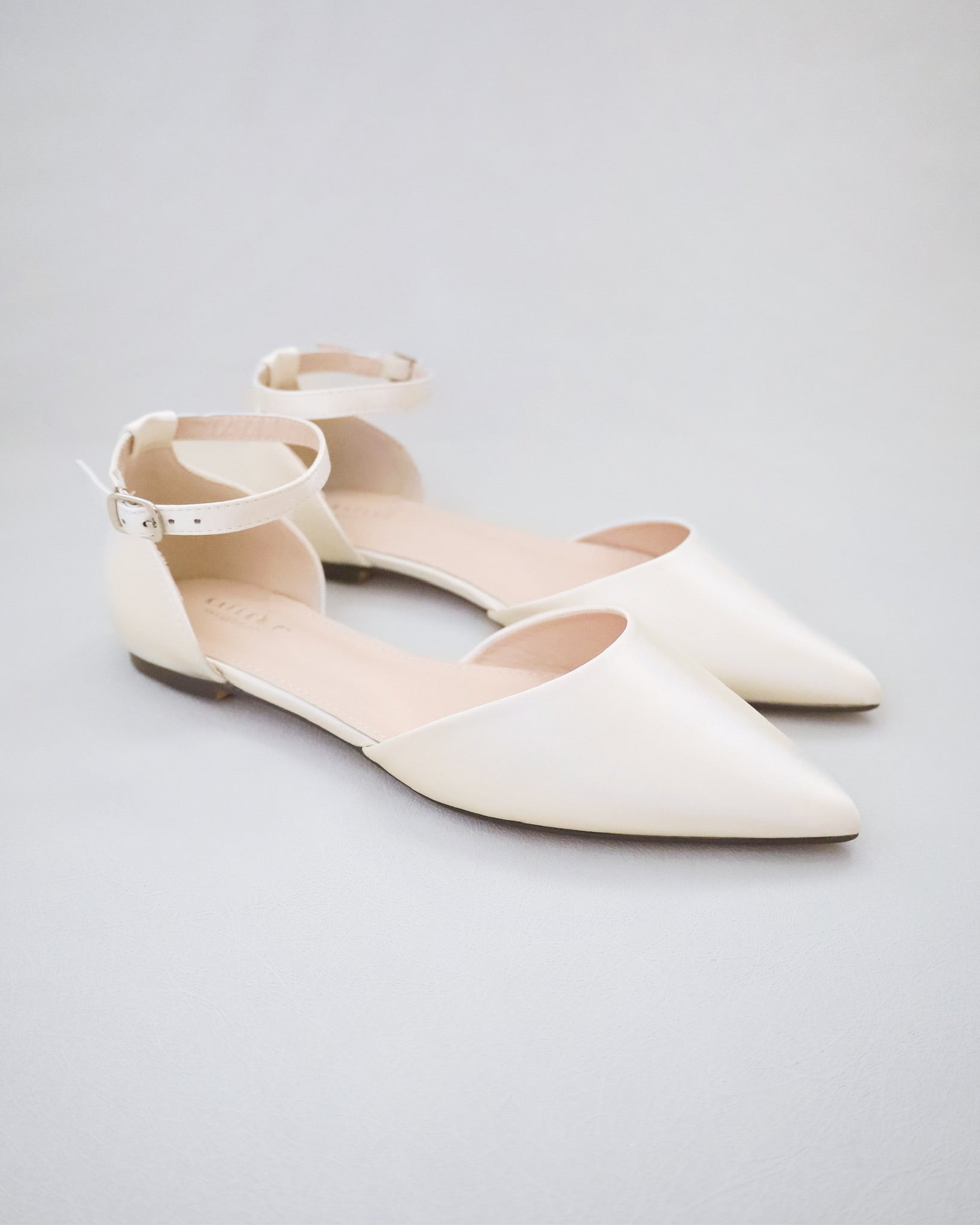 Ivory bridal flats online