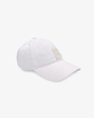 Personalized Bridal Cap with Satin Ribbon Tie and All Pearl Letters EmbellishmentsHat