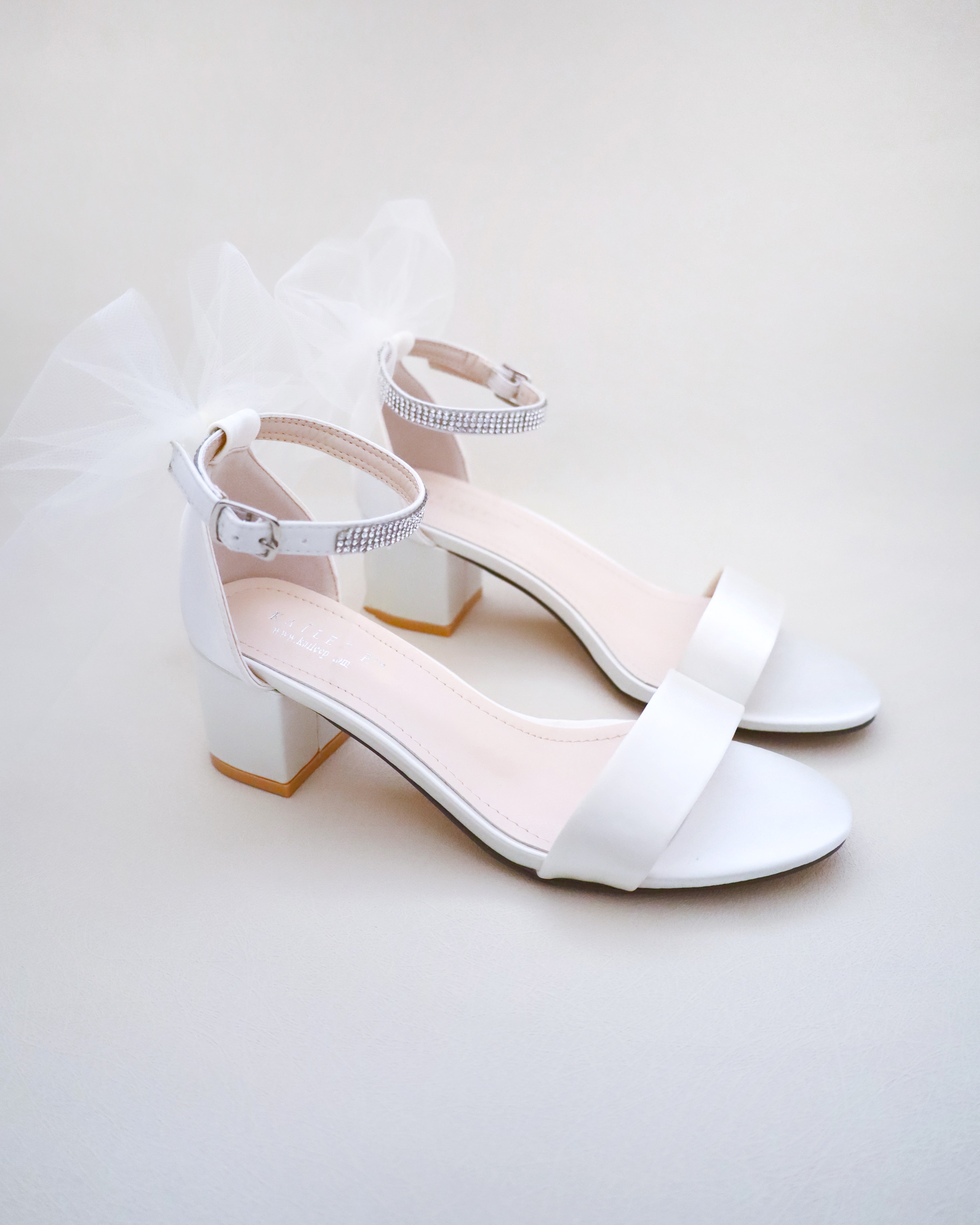 Donna - Ivory Open Toe Heels – Prologue Shoes