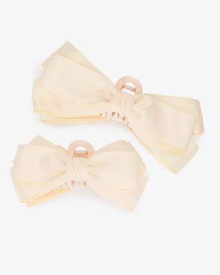 Satin Bow Claw ClipHair Clips