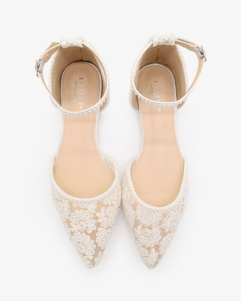 【新品】Tweed Single Strap Flats ecru 38 IMG_9260_grande.jpg?v=1766792960