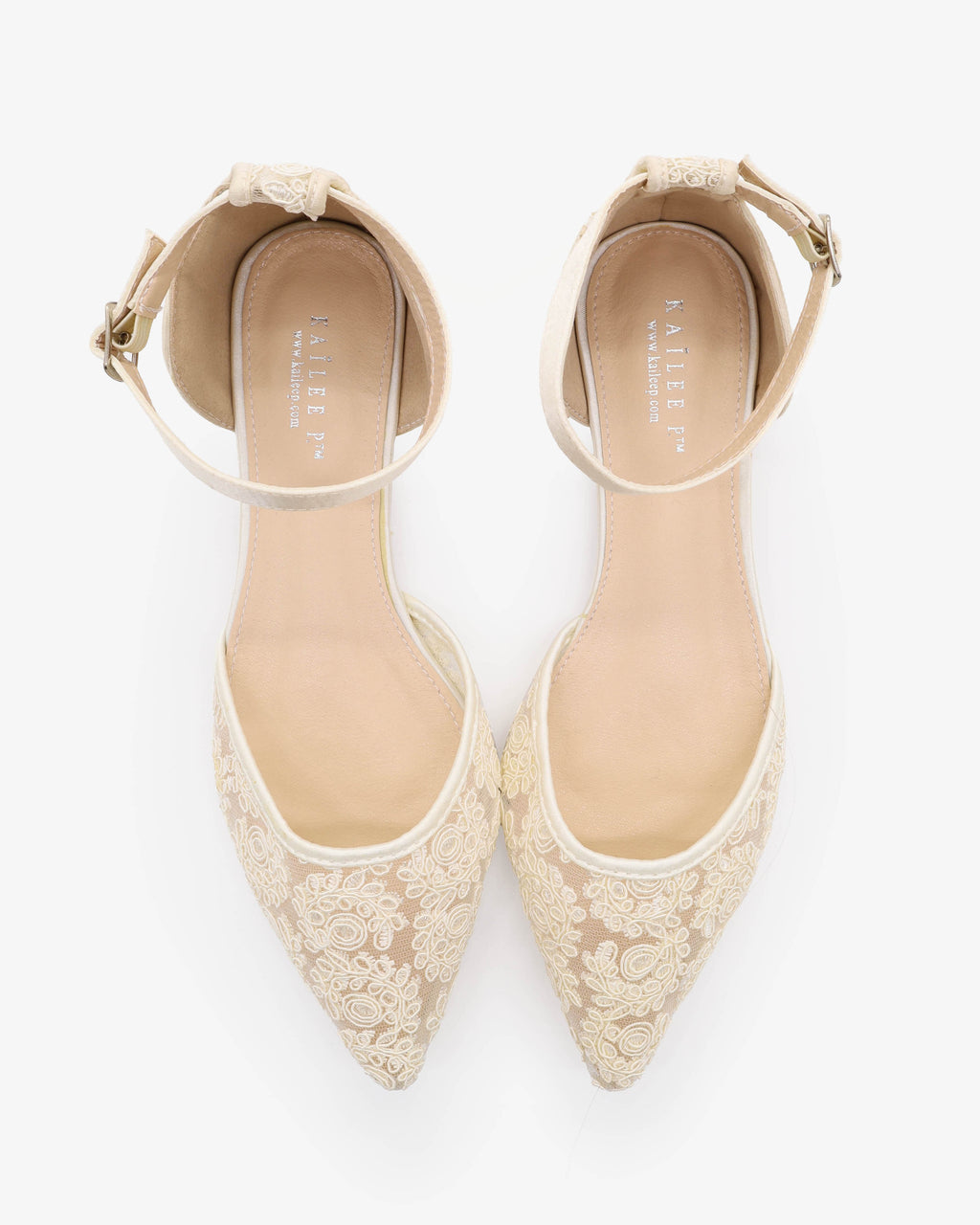 Lace Pointy Toe Flats