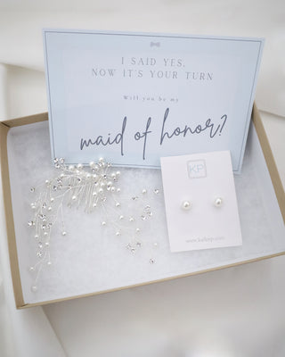 Serene Sparkle Wedding Proposal Gift Set