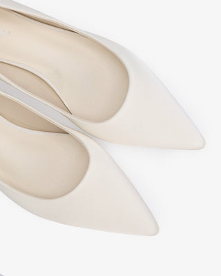 Satin Pointy Toe Wedding FlatWomen Shoes