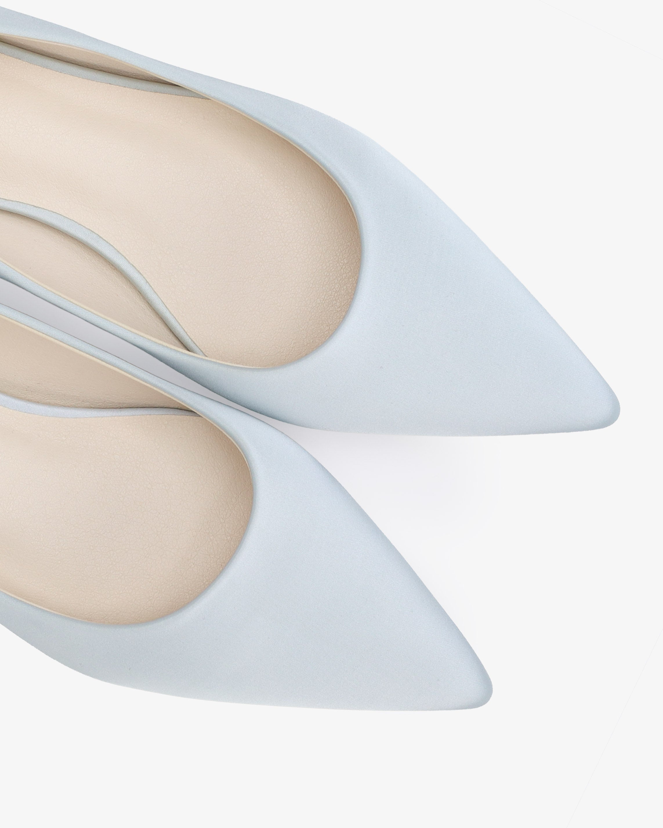 Light Blue Pointy Toe Wedding Flats, Wedding Shoes, Something Blue