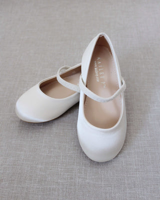 Satin Mary Jane FlatsKids Shoes