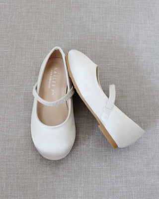 Satin Mary Jane FlatsKids Shoes