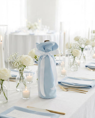Satin Wedding Wine BagWine Bag