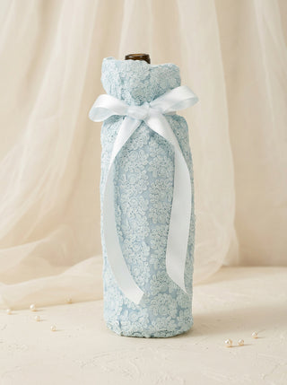 Crochet Lace Wedding Wine Bag