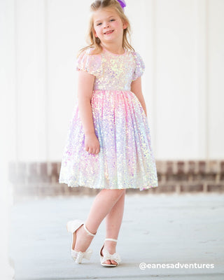 Lace Low Block Heel Girls Sandals with Oversized Crochet Lace BowKids Shoes