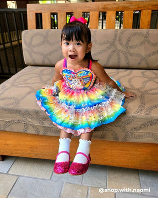 Rock Glitter Mary Jane Ballet FlatsKids Shoes