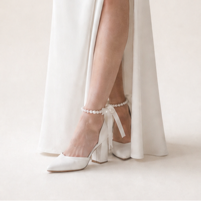 Block Heel Bridal Shoes