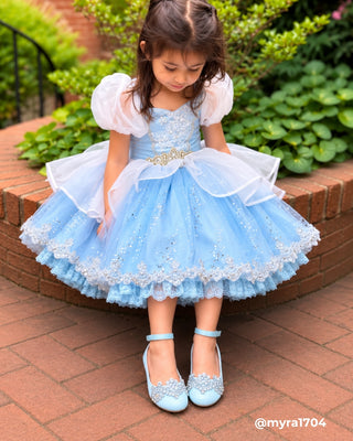 Satin Ballet Flats with Small Rhinestones AppliqueKids Shoes
