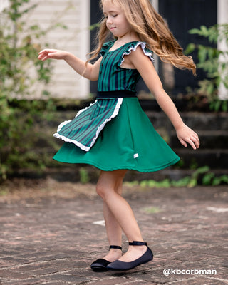 Satin Flats with Velcro Ankle StrapKids Shoes