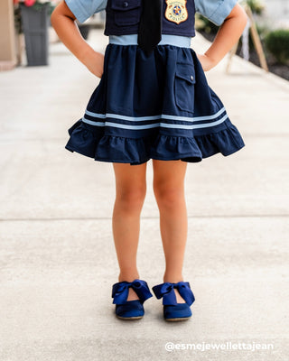 Satin Mary Jane Flats with Satin BowKids Shoes