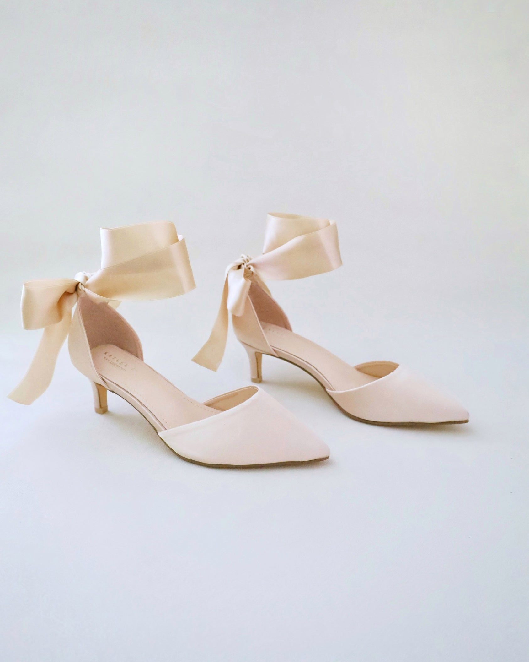 Bow Shoes With Tie Around Ankle ASOS DESIGN Peony Tie Leg Detail