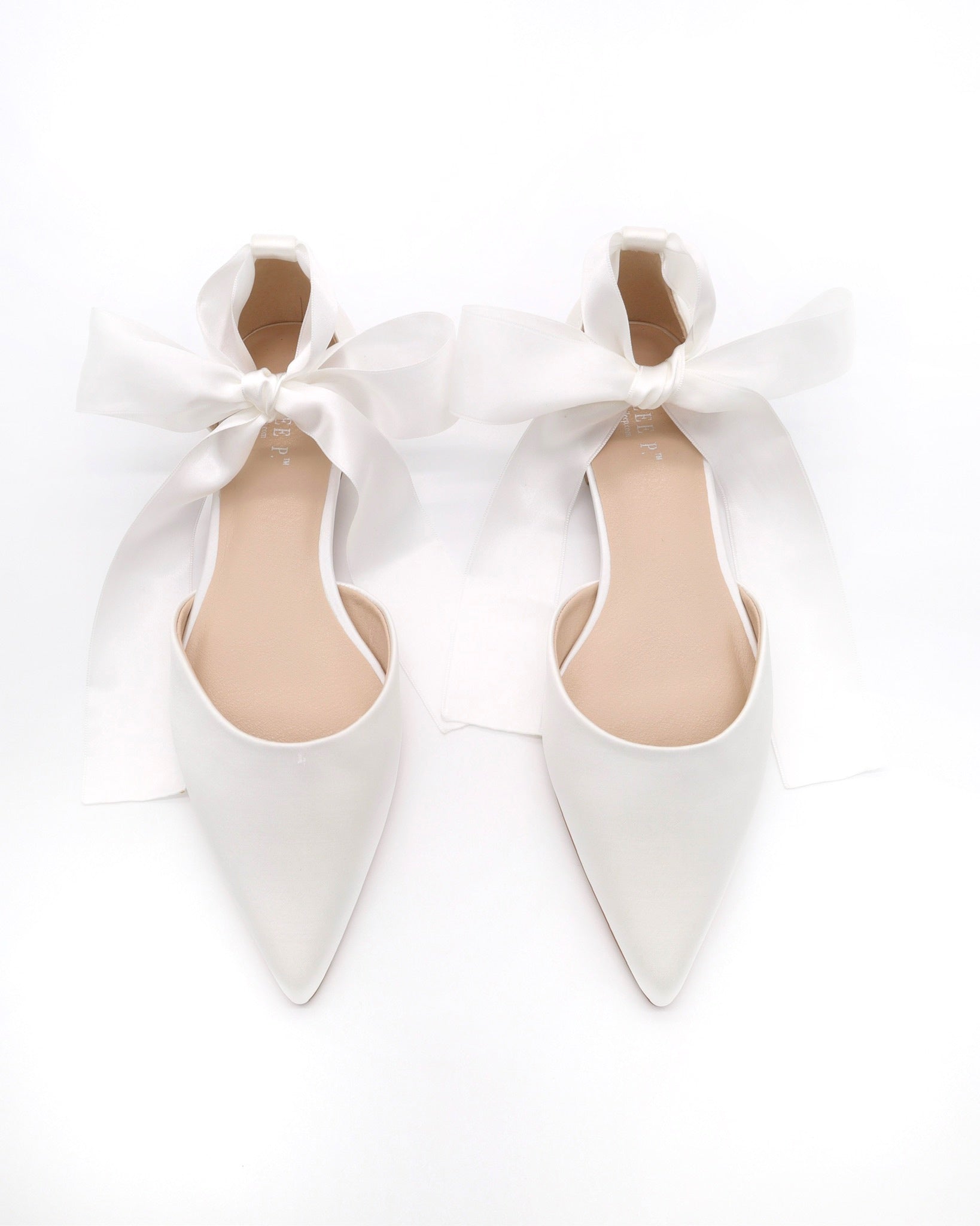 Bridal Flats With Ankle Strap: Beautiful Flat Wedding Shoes