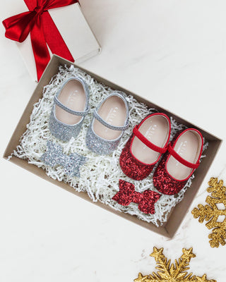 Glitter Baby Shoes Holiday Gift Set (2 PAIRS)Kids Shoes