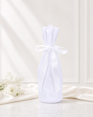 Satin Wedding Wine BagWine Bag