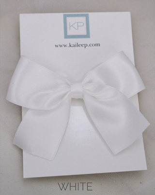 Satin Bow Hair Clips for Girls