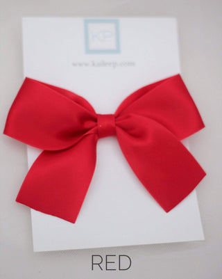 Satin Bow Hair Clips for Girls