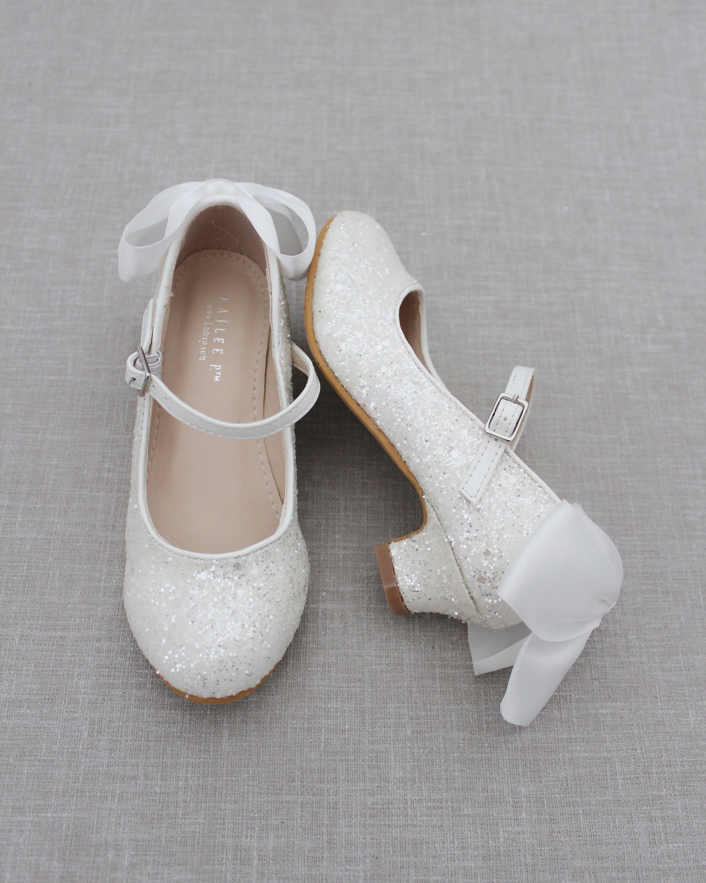 Merina Ivory Patent Leather Mary Jane Heels by Midas | Shop Online at Midas