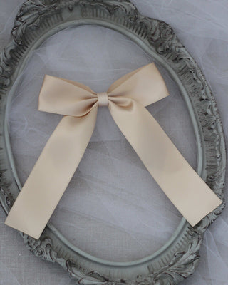 Long Tail Satin Hair Bows for GirlsHair Clips
