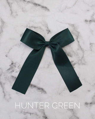 Long Tail Satin Hair Bows for GirlsHair Clips