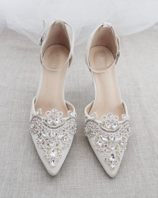 Embellished Rhinestones Wedding Heel