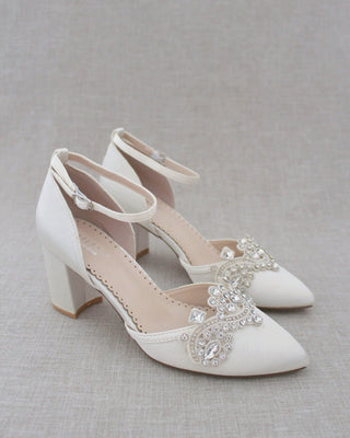 Ivory wedding shoes