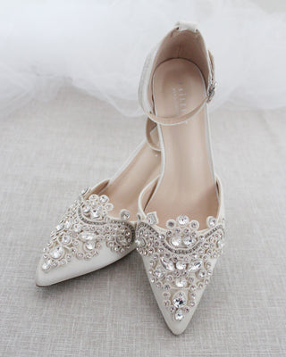 Embellished Rhinestones Wedding Heel
