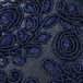 Navy Crochet Lace