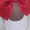 White Glitter/Red Bow