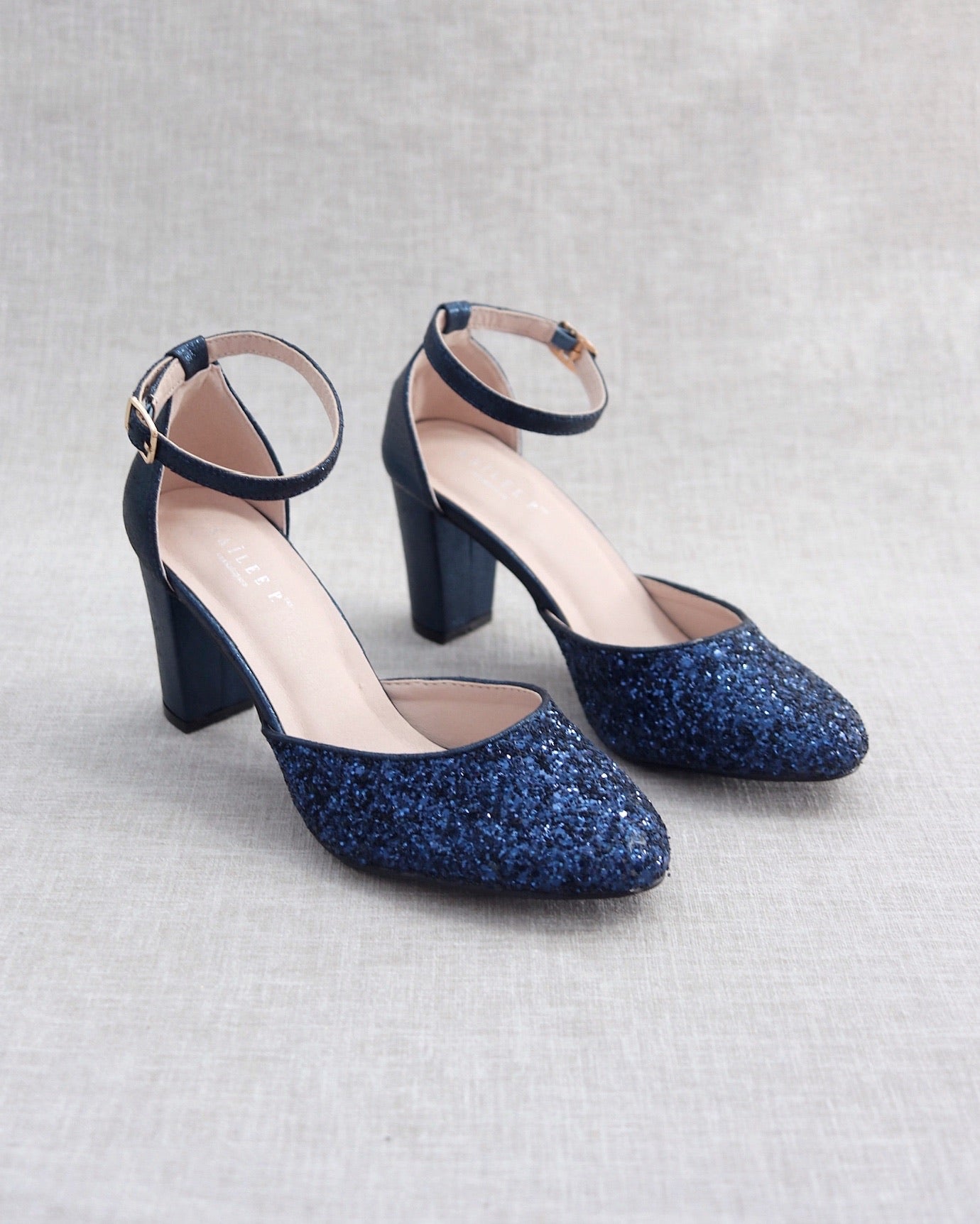Toe Dark Blue Strappy Heels Dark Navy Blue Heel